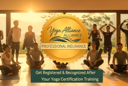 Get Registered with Yoga Alliance & Professional Insurance