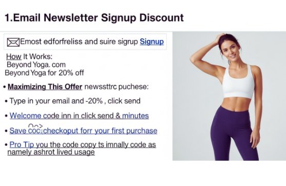 Email Newsletter Signup Discount