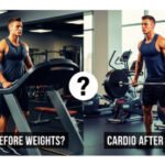 Does doing cardio before after weights matter for muscle