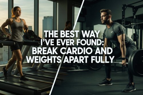 The Best Way I’ve Ever Found Break Cardio and Weights Apart Fully