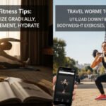 What are some fitness tips for travelers around jet lag and making time to work out?