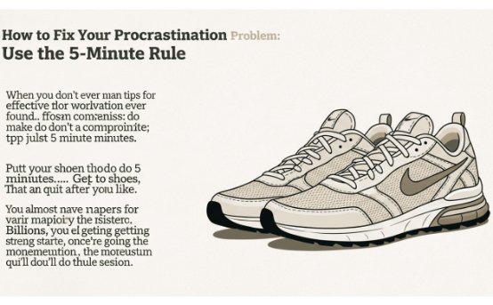 How to Fix Your Procrastination Problem Use the 5-Minute Rule