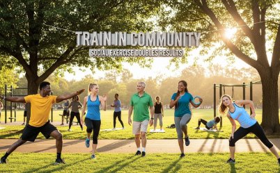 Train in Community — Social Exercise Doubles Results